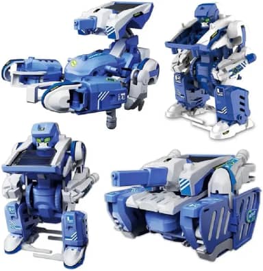 Kit Robô Solar 3 em 1 Brinquedo Educativo de Montar Robótica