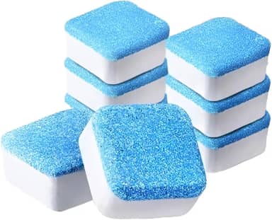 Pastilha Tablete Limpeza Máquina Lavar Roupa e Lava Louça Kit 12 Unidades