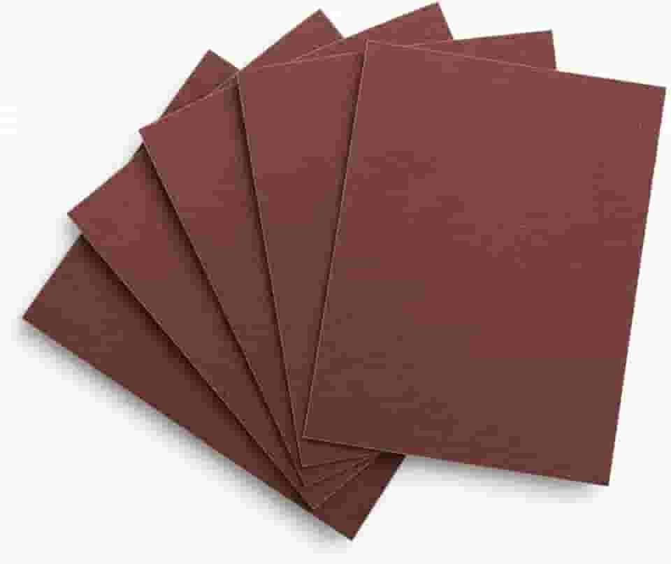 Lixa Grão 220, Massa, Gesso e Madeira - Kit c/5 Folhas de Lixa Grão 220