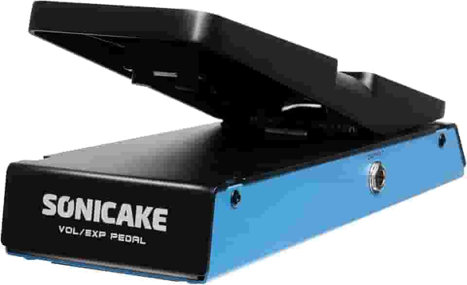 SONICAKE Pedal de expressão de volume, pedal de expressão EXP e volume passivo 2 em 1 com efeitos combinados para guitarra, pedal de tamanho normal - FlipVol