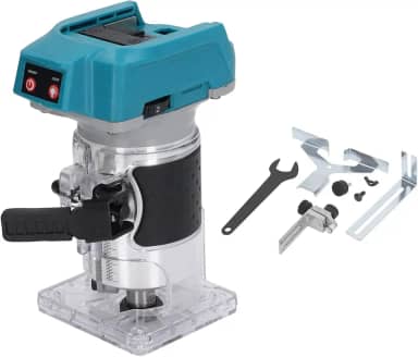 Aparador Elétrico para Marcenaria Máquina de Corte Elétrica Compatível Com BL1815 Máquina de Escultura Em Madeira de Lítio Sem Escova Motor Sem Escova Alça de Tampa de Borracha 6