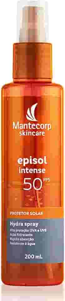 MANTECORP - Protetor Solar Bifásico Episol Intense Hydra Spray FPS 50 - Resistente à Água e Suor, Alta Proteção UVA e UVB, Aplicação Fácil - 200ml