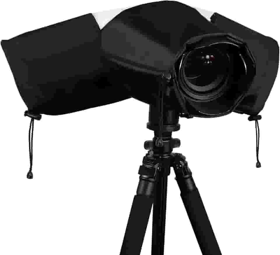 Easy Hood Capa de chuva para câmera, acessórios de câmera profissional à prova d'água para fotografia ao ar livre, para câmeras sem espelho Canon/Nikon/Sony/Fujifilm DSLR com lente