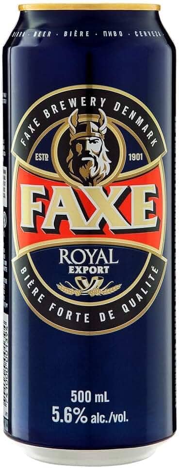 Cerveja Faxe, Royal, Lata, 500ml 1un