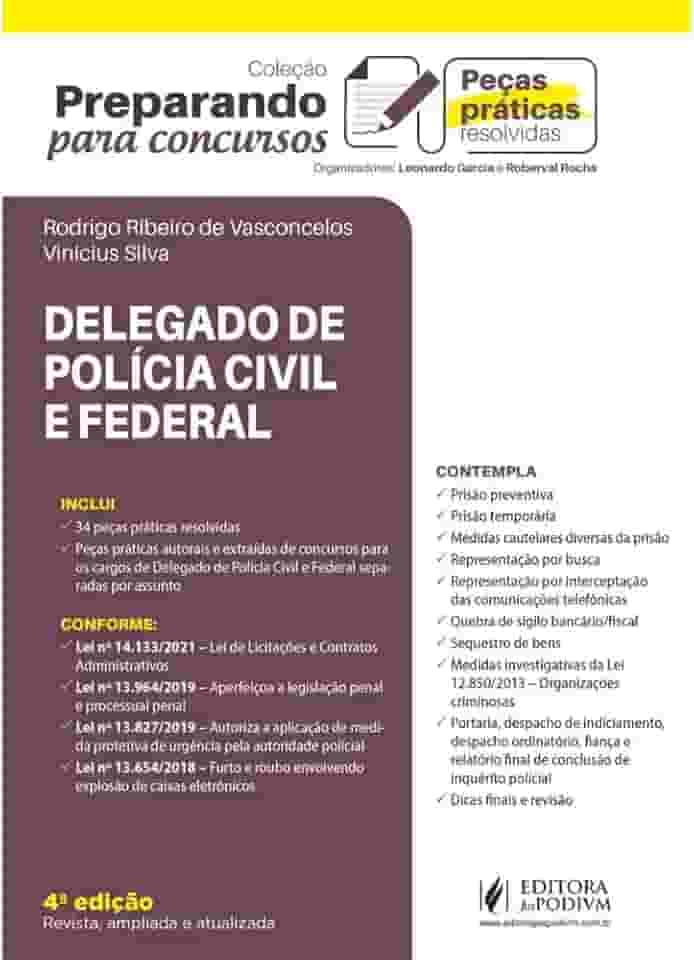 Preparando Para Concursos - Delegado de Polícia Civil e Federal - 4ª Edição (2021)