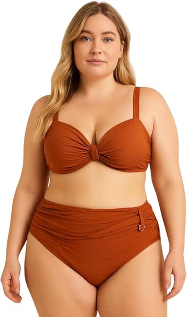 Biquini Plus Size Feminino Confortável Tamanho Grande C Bojo Verão