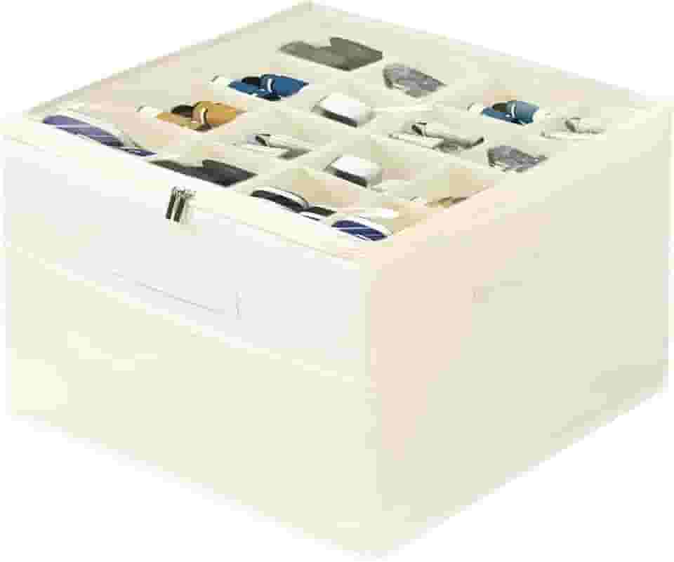 MYUPDALIN Organizador de sapatos para armário com capa transparente e divisórias ajustáveis, caixa de armazenamento de sapatos com 16 compartimentos para até 16 pares com alças reforçadas