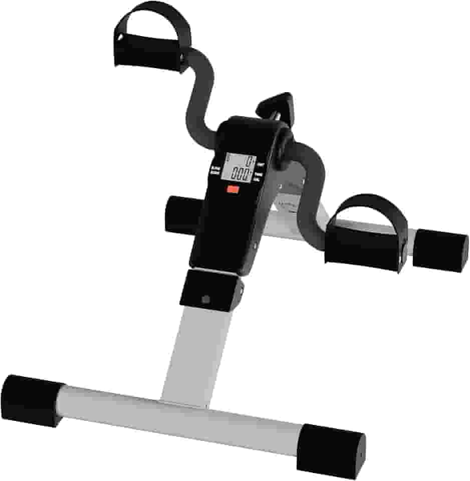 Coleção portátil de máquina de ginástica estacionária sob a mesa – Pedal de exercício interno para braços, pernas, fisioterapia ou queima de calorias da Wakeman Fitness