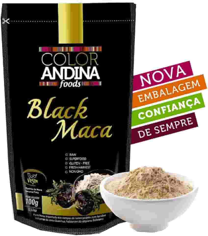 Maca Peruana Preta em pó Color Andina 100g