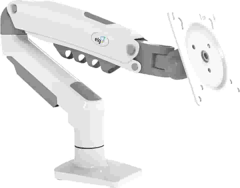 Suporte Articulado de Mesa com Pistão a Gás para Monitores de 17' a 35' Branco - F80W ELG