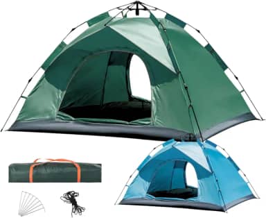 Barraca Camping 4 Pessoas Impermeável Monta Sozinha