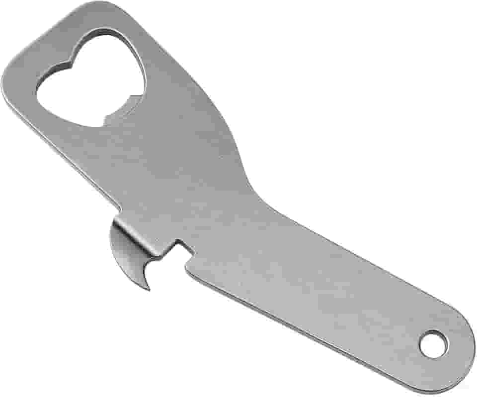 Abridor de Garrafas e Latas Profissional em Aço Inoxidável Grande 14 Cm