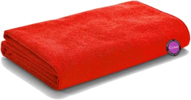 Toalha de Praia em Microfibra 75x150 cm Coast TopGet (Vermelho)