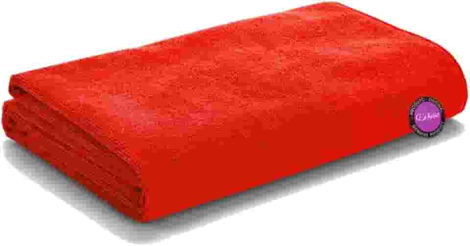 Toalha de Praia em Microfibra 75x150 cm Coast TopGet (Vermelho)