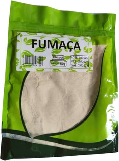 Fumaça em Pó Natural, 50g, Validade 05/2028, Tipo Pó, Tempero Culinário