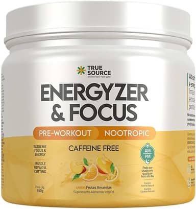 Energyzer & Focus (360g), Frutas Amarelas (s/cafeína 450g)
