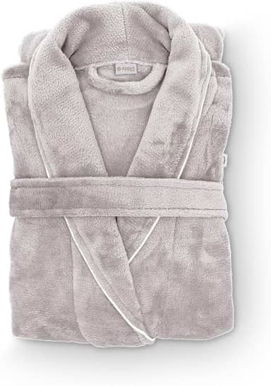 Roupão Banho Flannel Golden Adulto Unissex Toque Macio Microfibra Appel Home