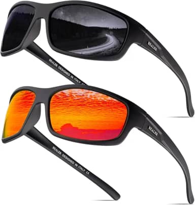 Óculos de sol esportivos polarizados para homens, leve, armação TR90, óculos de sol para dirigir, ciclismo, pesca, proteção UV