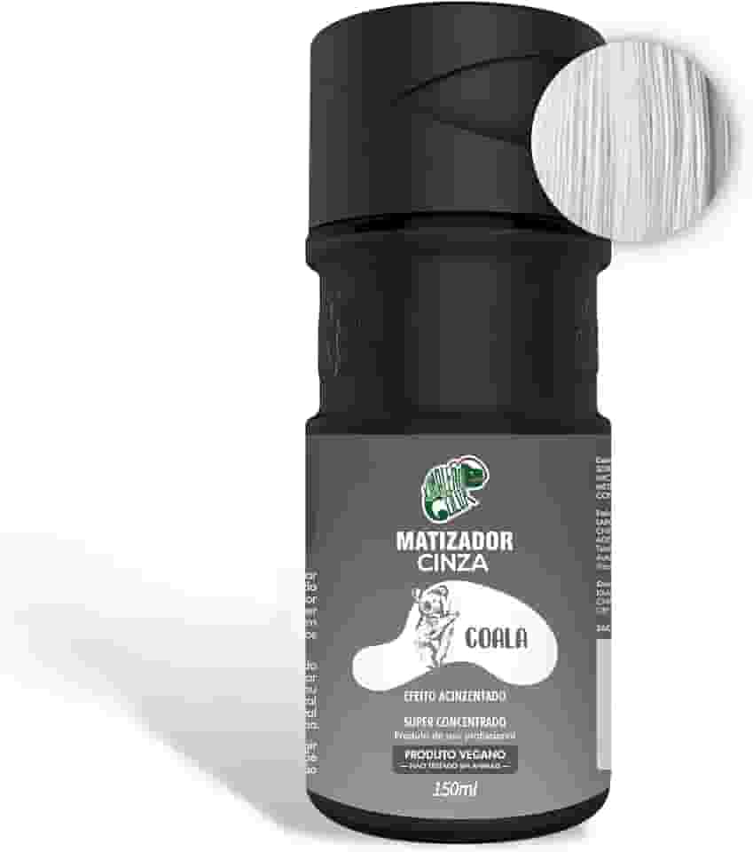 KAMALEÃO COLOR Matizador Cinza Coala - Neutralizador de Tons Levemente Amarelados - Efeito Acinzentado - Para Cabelos Grisalhos - 150ml