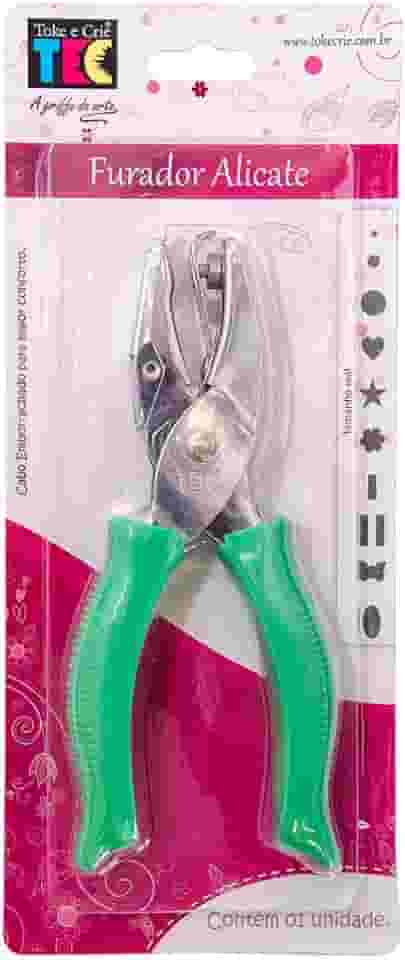 Furador Alicate Circulo 3 mm Toke e Crie, Multicoloridos