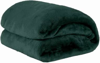 Cobertor Casal Manta Microfibra Fleece 01 Peça Verde