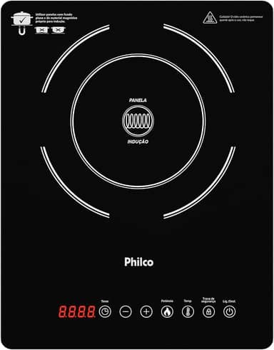 Cooktop de Indução Philco PCT12P 10 Níveis Bivolt