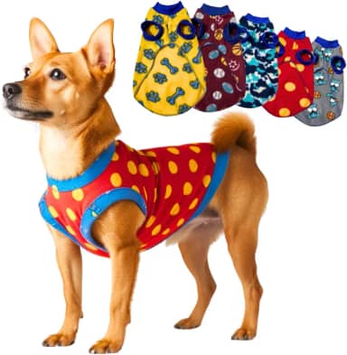 Roupa para Cachorro Roupas de Cachorros Roupinha Pet Cães Gato Soft Frio Inverno (Macho, Tamanho 4)