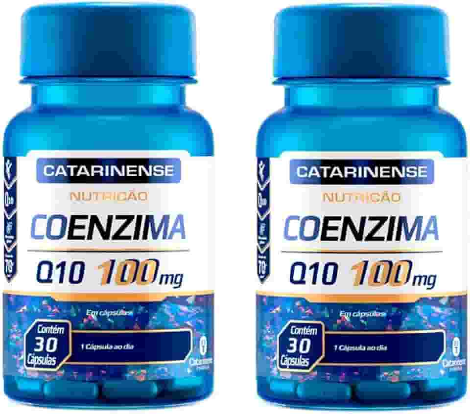 Coenzima Q10 100mg - 2 unidades de 30 Cápsulas - Catarinense