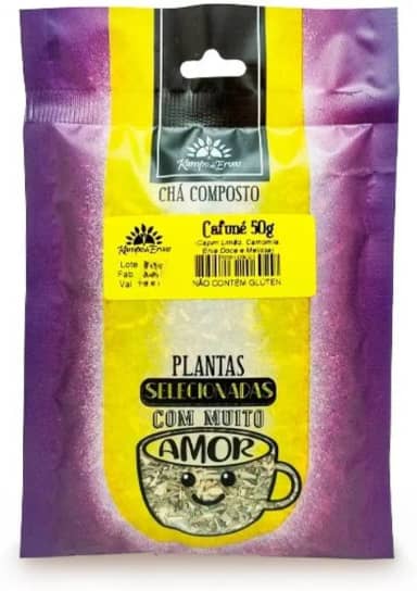 Chá Cafuné - Capim Limão, Maracujá, Melissa e Camomila 50g Kampo de Ervas