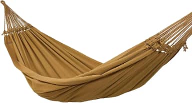 Rede de Dormir e Descanso Super Tijubana Gigante Jaguaruana 100% Algodão (Caramelo)