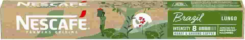 Café em Cápsula Compatível com Nespresso Nescafé Farmers Origins Brazil 10 Cápsulas