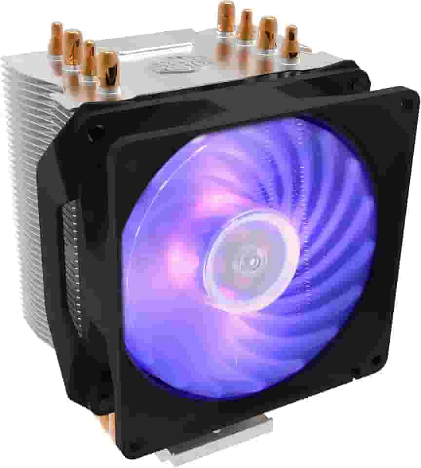 Air Cooler Para Processador Cooler Master Hyper H410R RGB Com 4 HeatPipes e Ventoinha 92mm