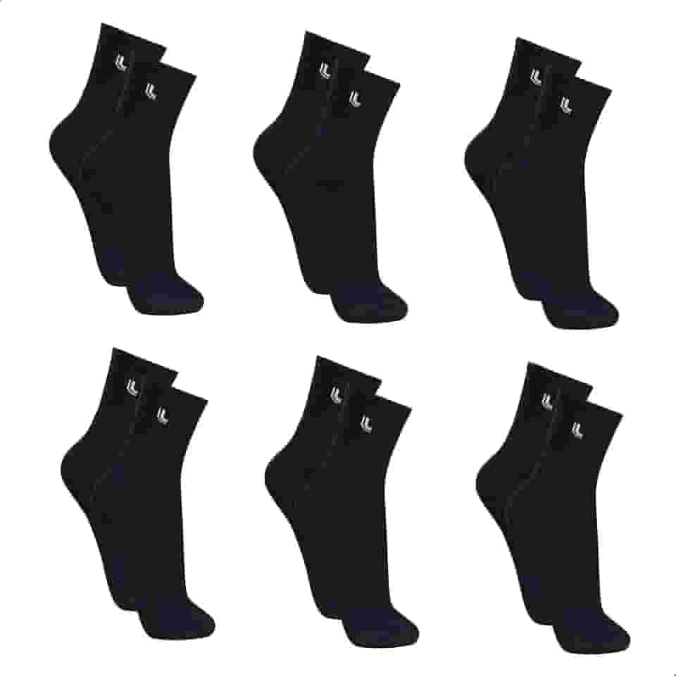 Kit 6 Pares Meias Lupo 3245 Cano Médio Algodão - Sortido