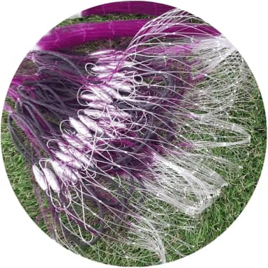 Tarrafa para pescar tilapia, pacu, corvina, mandi, piapara colors