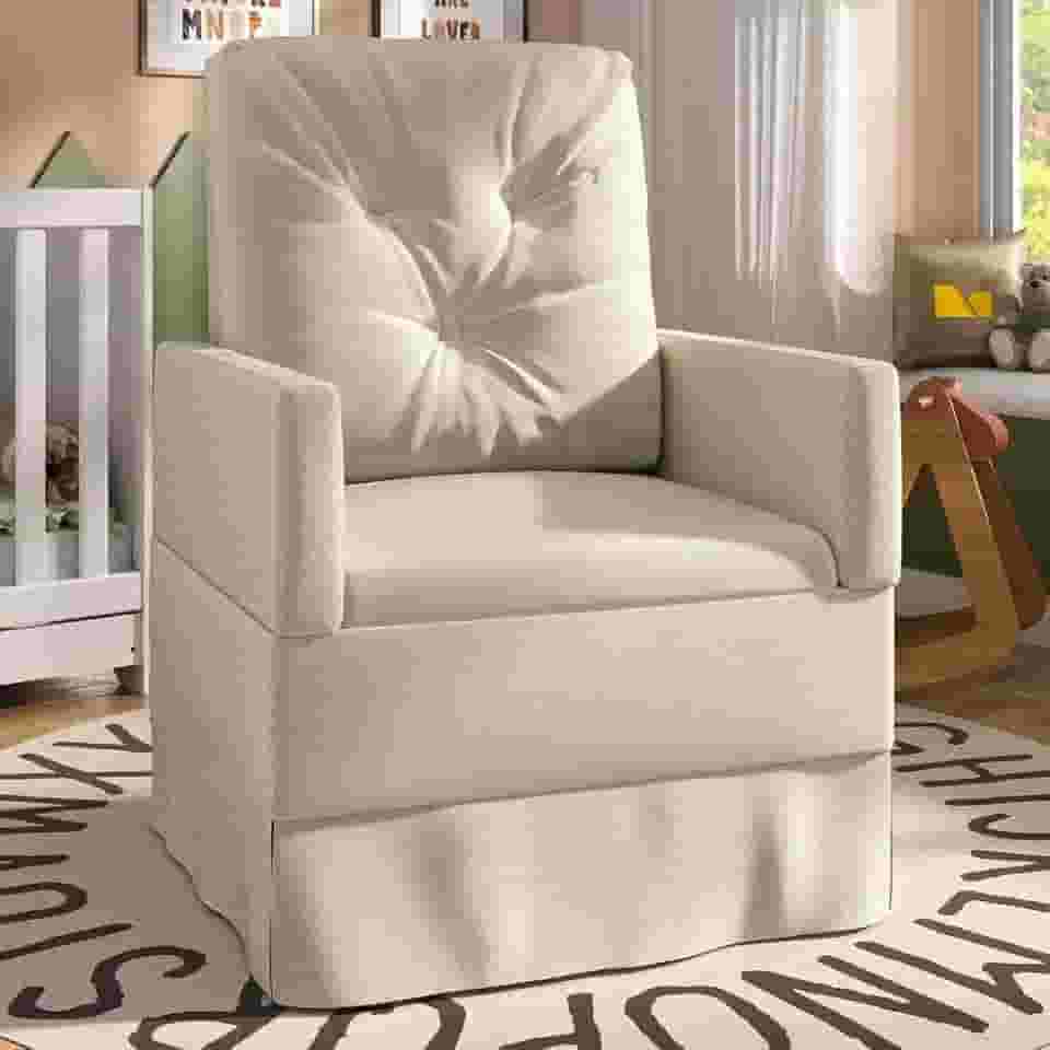 Poltrona de Amamentação com Balanço Multimóveis Ex4000 Bege