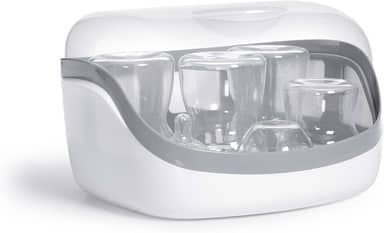 Chicco Esterilizador A Vapor Para Micro-Ondas – Remove 99 9% Da Sujeira Rapidamente E Naturalmente Com O Poder Do Vapor Branco/Cinza