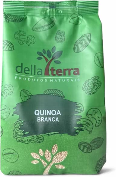 Quinoa Quinua Branca em Grãos 1Kg Della Terra