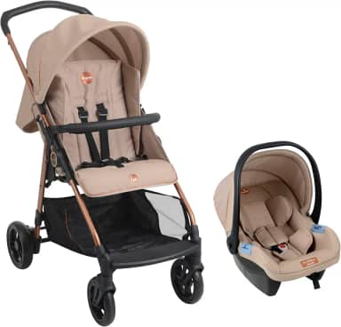 Carrinho de Bebê com Bebê Conforto, Lui Travel System Mon Amour Burigotto
