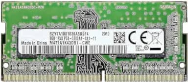 Samsung 8GB DDR4 3200MHz SODIMM PC4-25600 CL22 1Rx8 1.2V 260-Pin SO-DIMM Notebook Módulo de memória RAM M471A1K43DB1-CWE