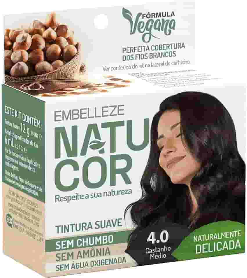 natucor Tinta De Cabelo Natucor Individual Avelã Castanho Médio 4.0 Naturalmente Delicada