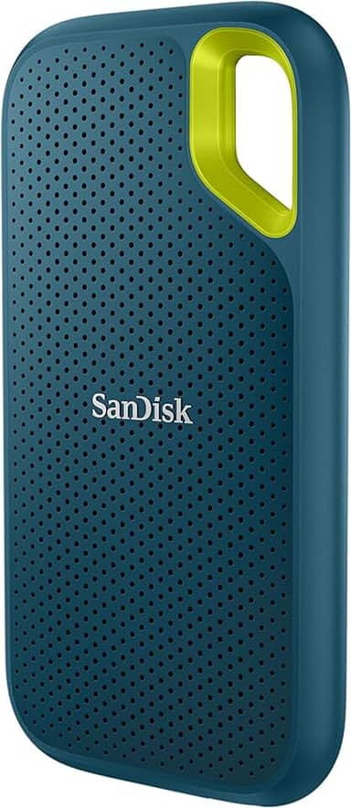 SanDisk SSD portátil extremo de 4 TB - até 1050 MB/s, USB-C, USB 3.2 geração 2, resistência IP65 à água e poeira, firmware atualizado, Monterey - Unidade de estado sólido externa - SDSSDE61-4T00-G25M