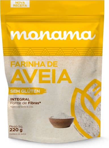 Monama Farinha de Aveia Sem Glúten 220g
