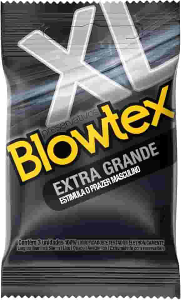 Blowtex Preservativo Extra Grande Com 3 Unidades