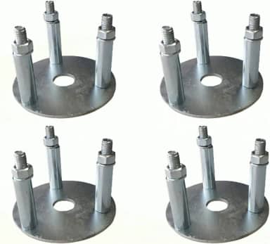 Suporte De Calota Rodoar Para Cinematico Caminhao - 4 Peças