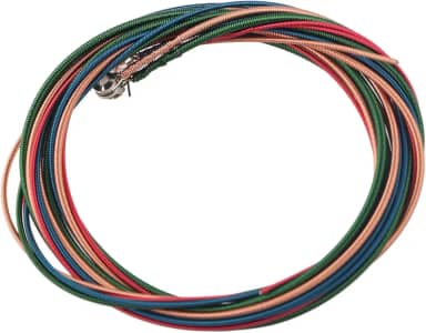 Luqeeg Cordas de Baixo Elétricas Coloridas e Duráveis de 4 Cordas para Iniciantes Em Baixo, Feitas de Aço e Material de Liga de Níquel