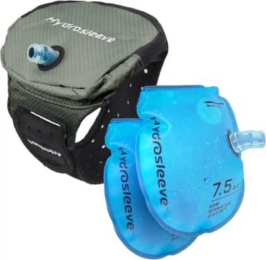 Mochila de hidratação para corrida – mãos livres, antirrespingo, com isolamento térmico Therma-Cool. Perfeita para corredores, triatletas, treinamento de maratona e corrida de trilha. (Cinza montanha,