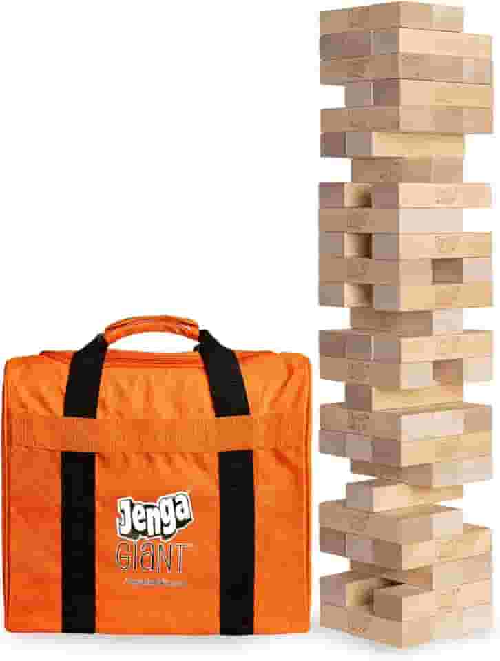 Jenga Giant – Empilha até mais de 1,2 m – Oficialmente licenciado – JS6