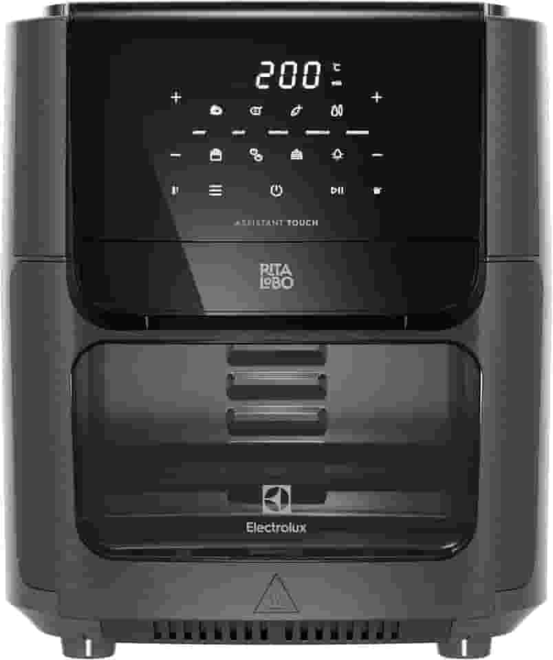 Electrolux Air Fryer Oven Electrolux por Rita Lobo 12L Digital Grafite Experience 1700W (EAF85) 127V