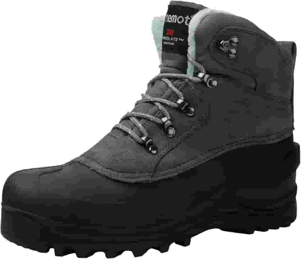 riemot Botas femininas de inverno masculinas impermeáveis com isolamento térmico para neve para caminhadas ao ar livre, esqui, quente, leve, antiderrapante, cano baixo, preto, marrom, cinza, roxo