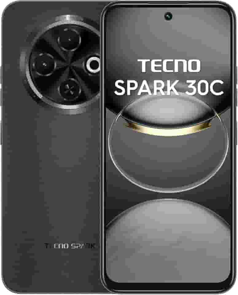 Smartphone Tecno SPARK 30C 4G 256GB+8 G81 50 MP Câmera with 5000mAh battery Black